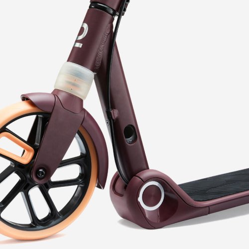 Kids' Scooter M900 - Burgundy/Orange Accents