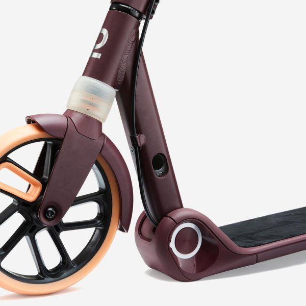 Kids' Scooter M900 - Burgundy/Orange Accents